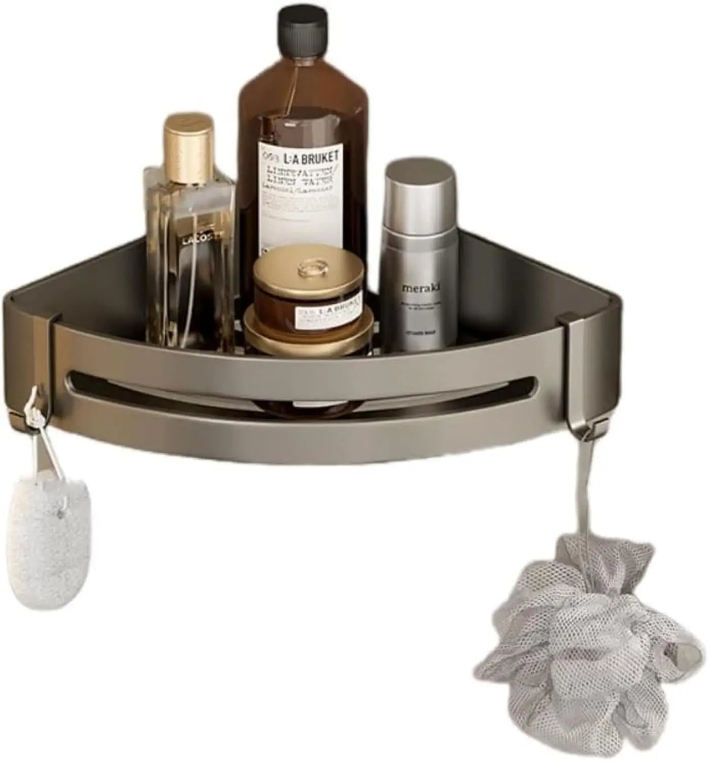 Triangle Adhesive Corner Shower Caddy Set (1/2/3 pcs) – No-Drill Wall Mounted Bathroom Shelves