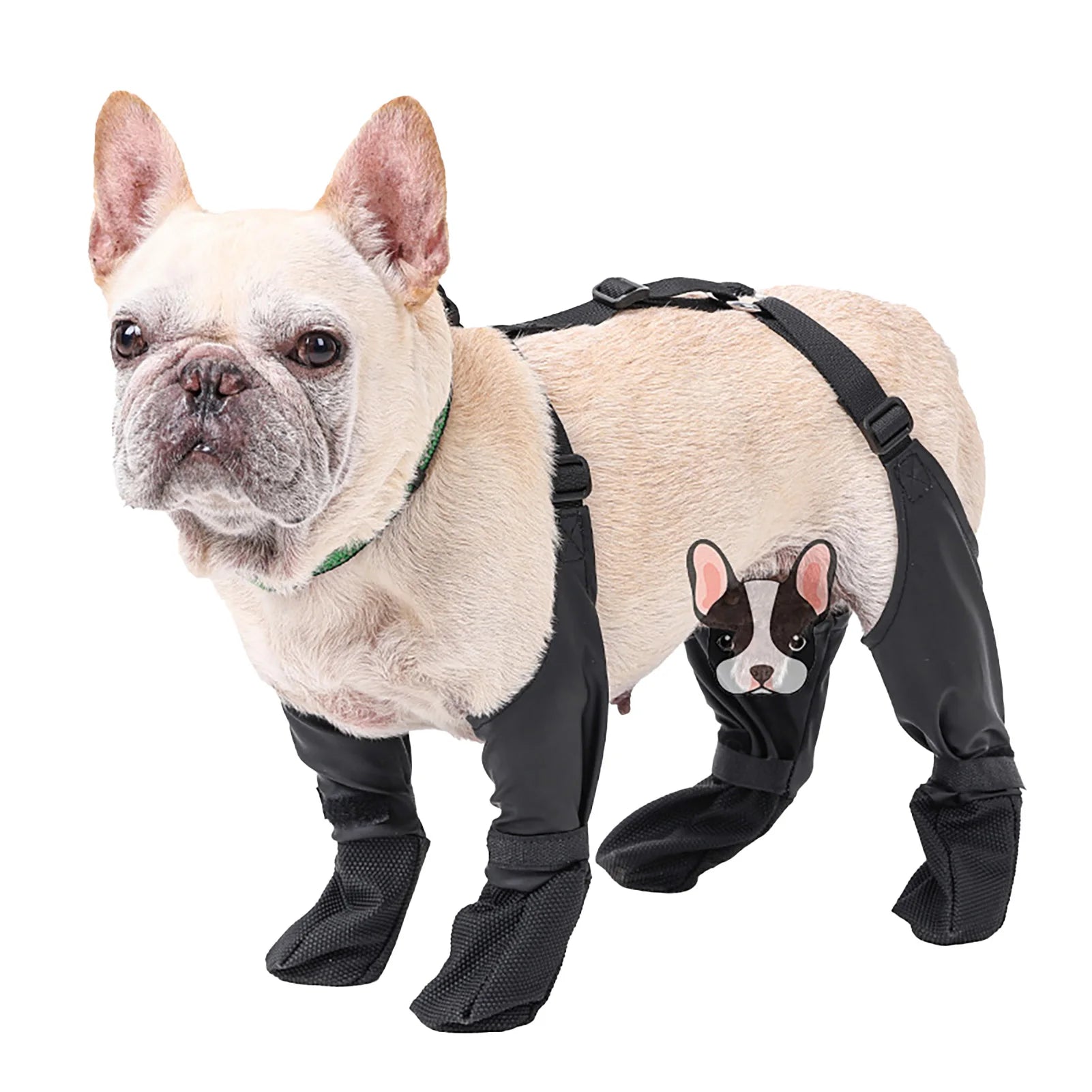 Adjustable Protective Dog Pants – All-Weather Paw Protector with Auxiliary Strap for Winter Cold