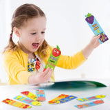 60-Piece Fruit Scented Bookmarks Set – Scratch & Sniff Smelly Cute Classroom Page Markers