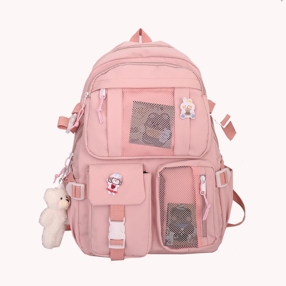 Lightweight School Backpack – Casual Travel Daypack with Handle & Large Capacity 🎒