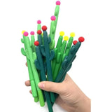 Cute Cactus Gel Pens – 24 PCS Novelty Writing Pens for Students, Classroom & Office