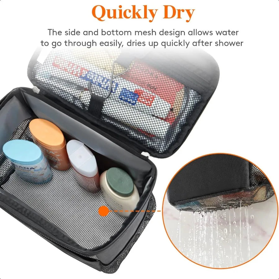 Mesh Shower Caddy Tote Bag – Portable Hanging Bathroom & Travel Organizer