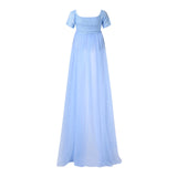 Elegant Lace Maternity Dress – Large Swing Pregnancy Gown for Weddings, Breastfeeding-Friendly Photoshoot Outfit