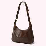Women’s PU Leather Tote Shoulder Bag – Internal Pocket Messenger & Hobo Hybrid for Work & Travel