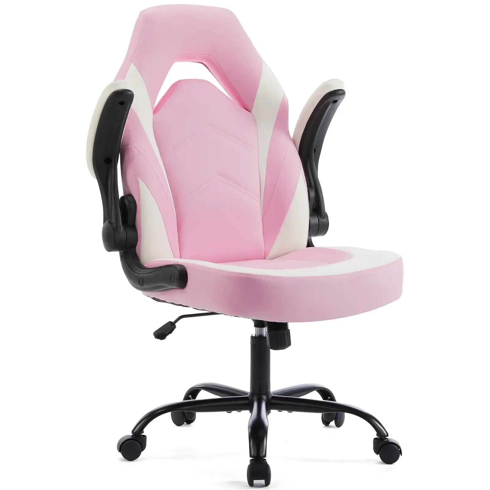 Ergonomic PU Leather Gaming & Office Chair – Adjustable Height, Flip-Up Armrests
