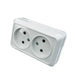 2 Socket No Ground