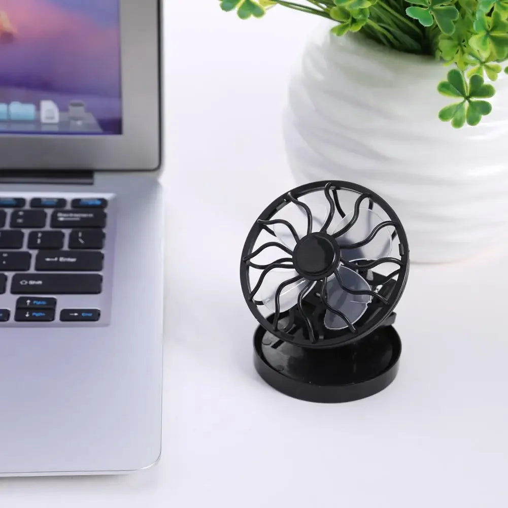 Mini Clip-On Solar Fan – Portable Camping & Hiking Cooling Fan for Summer Travel & Outdoor Adventures 🌞🌀