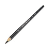 Ebony Sketching Pencils – 12-Piece Matte Black Graphite Drawing Set