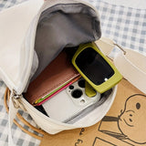 Women’s Casual Mobile Phone Crossbody Bag — Simple Vertical Shoulder Messenger Purse