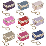 Genuine Leather Mini “Jewelry” Coin Purse – Solid Colour Kiss-Lock Change Pouch for Women