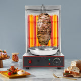 “3000W Electric Shawarma Grill Machine – Stainless Steel Rotating Vertical Kebab Maker with Dual Heating Tubes”