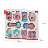 Soft & Safe Silicone Teether Rattle – BPA-Free Baby Toy for 0–3 Years, Gentle & Soothing Relief for Sensitive Gums