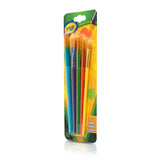 Crayola Kids Paintbrush Set – 3-Pack with 5 Brush Styles, School & Kindergarten Art Supplies