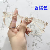 Transparent Anti-Blue Light Computer Glasses – Stylish Square Eyewear for Women & Men, Eye Protection for Work & Screen Use