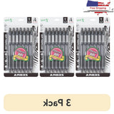 Retractable Ballpoint Pens – 3-Pack (7 Pens Each) 1.0mm Black Ink Smooth Writing with Soft Grip 🖊️
