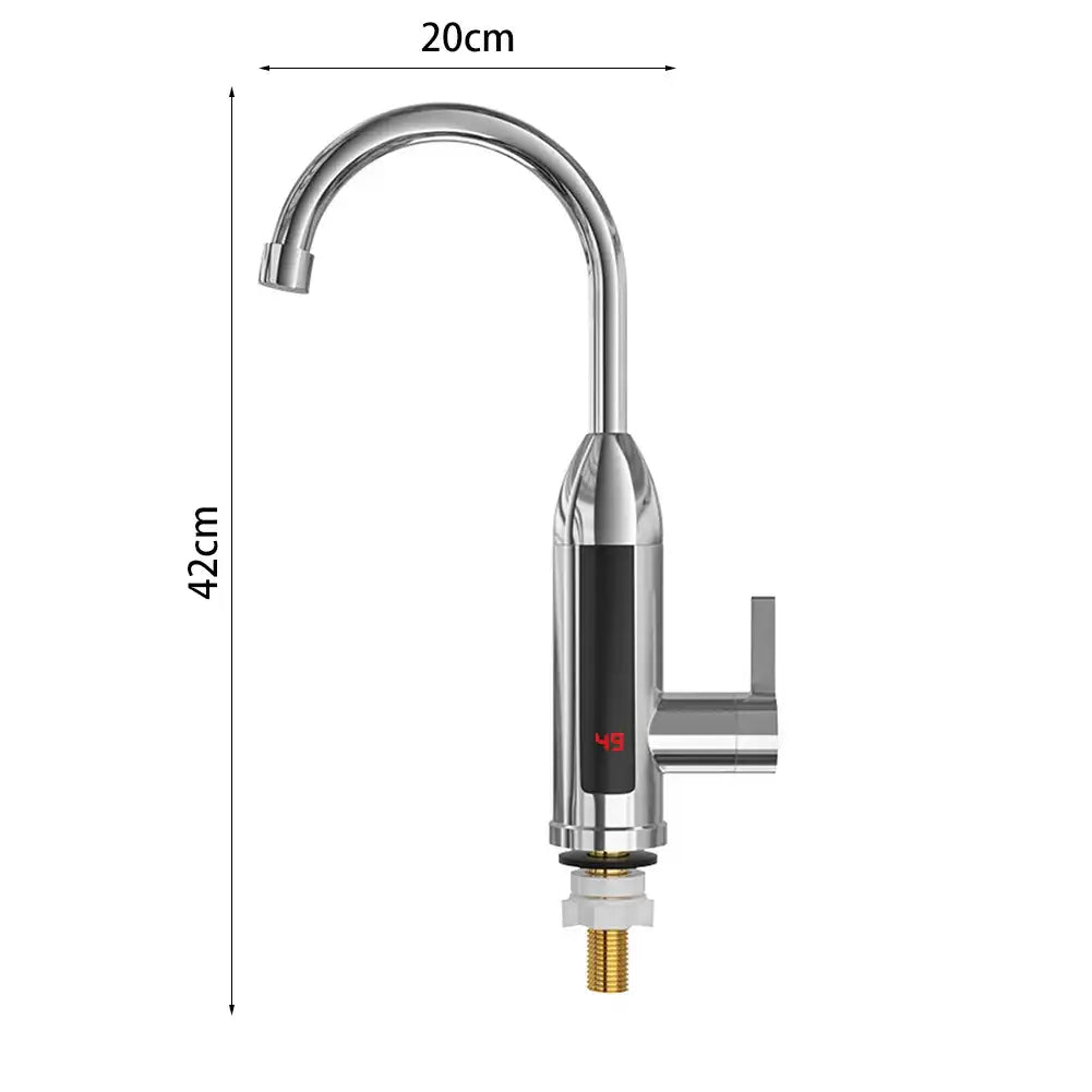 3000 W Tankless Instant-Heat Faucet – 360° Adjustable Electric Hot Water Tap for Kitchen & Bathroom