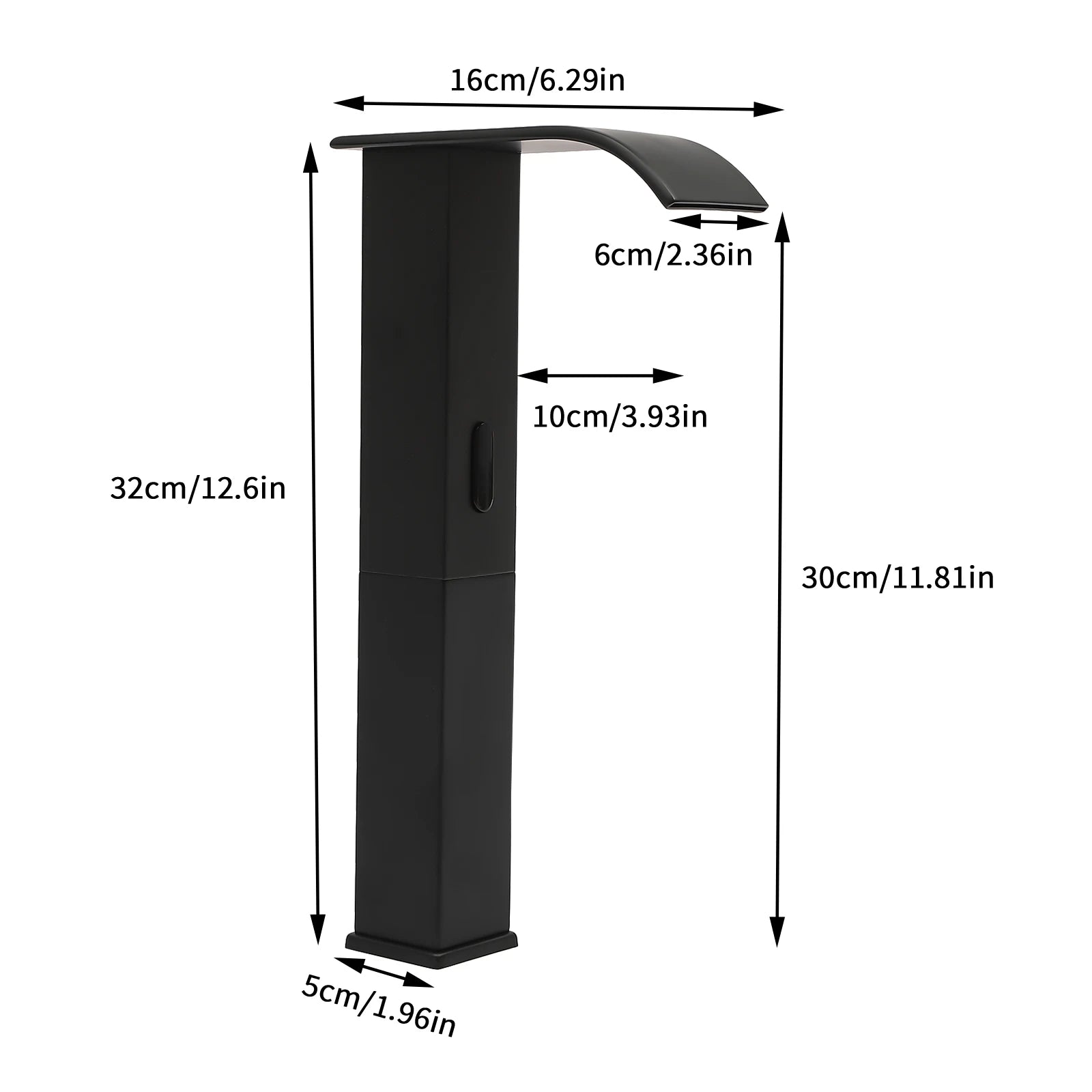 Infrared Touchless Sensor Faucet – Handle-Free Hot & Cold Mixer with Temperature Control