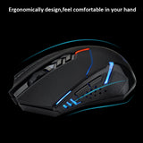 ET-X08 Wireless Gaming Mouse – 2.4G Professional Optical Mouse with Adjustable 2000 DPI & Ergonomic Design