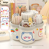 360° Rotating Pen Holder & Desktop Organizer – High-Capacity Storage Cup