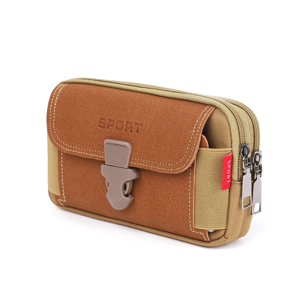 EDC Tactical MOLLE Waist Bag – Outdoor Fanny Pack & Phone Pouch | Belt-Mounted MOLLE Coin Purse for Camping & Hiking