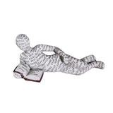 Modern Abstract Yoga Figurine – Resin Meditating Sculpture for Zen Home, Office & Living Room Décor