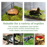 Hanging Turtle Basking Platform – Aquatic Reptile Ramp Dock with Adjustable Telescopic Clasp for Turtle Tanks