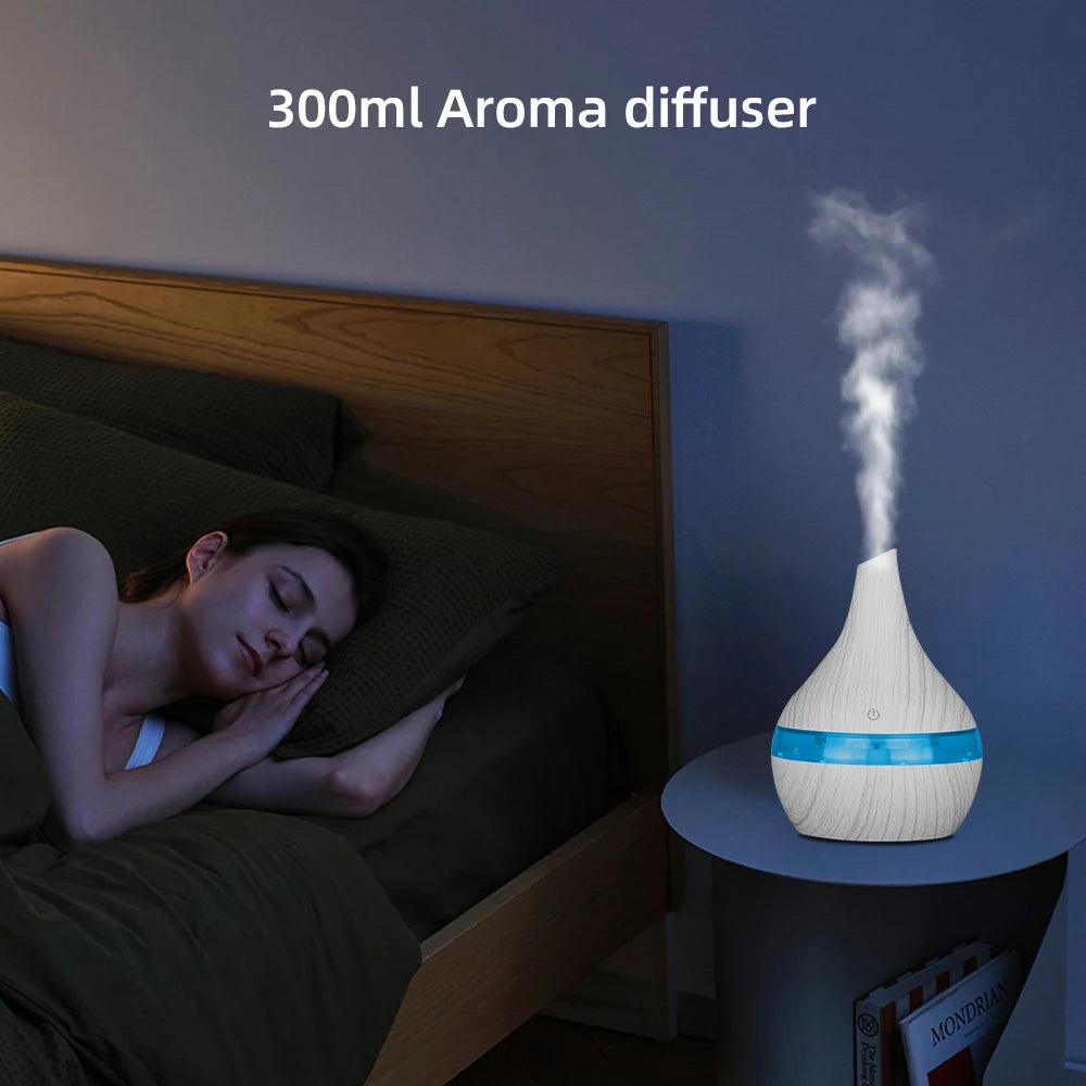 Compact USB Air Humidifier – 10–14oz Essential Oil Diffuser for Aromatherapy & Home Moisture Control 🌿💧
