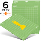 HTVRONT 3-Pack 12×12″ PVC Adhesive Cutting Mats – Mixed Colors for Cricut & DIY Machines
