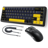 Mambasnake X Attack Shark X65 HE Wired Gaming Keyboard and R1 Mouse Combo – Rapid Trigger Magnetic Switch Keyboard with RGB Backlight