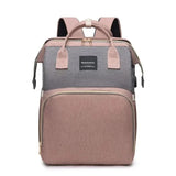 Portable Folding Crib Mommy Bag – Large-Capacity Travel Maternity Backpack for Baby Care