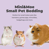 Natural Paper Small Pet Bedding – 23L/50L Dust-Free, Odor Control & Moisture Absorbent Shavings for Hamsters, Rabbits & Guinea Pigs