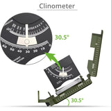 Professional Lensatic Metal Compass – Waterproof IP65 Outdoor Navigation & Clinometer for Camping & Hiking 🧭⛰️