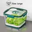 Smart Timer-Control Refrigerator Storage Container Set – 3-Piece Airtight Food Organizer