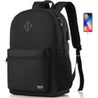 Unisex 15.6" School Laptop Backpack – USB Charging Bookbag for Teen Boys & Girls | Casual College Daypack for Men & Women