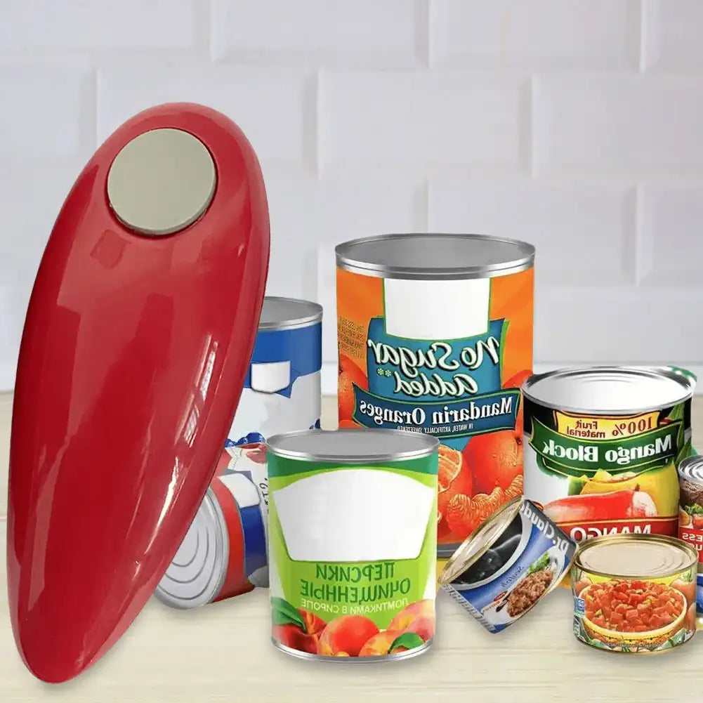Electric Can Opener Hands-Free Battery Operated
