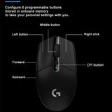 Logitech G304 Wireless Gaming Mouse – 2.4G Bluetooth Lightweight Mouse with HERO Sensor for Laptop & Desktop