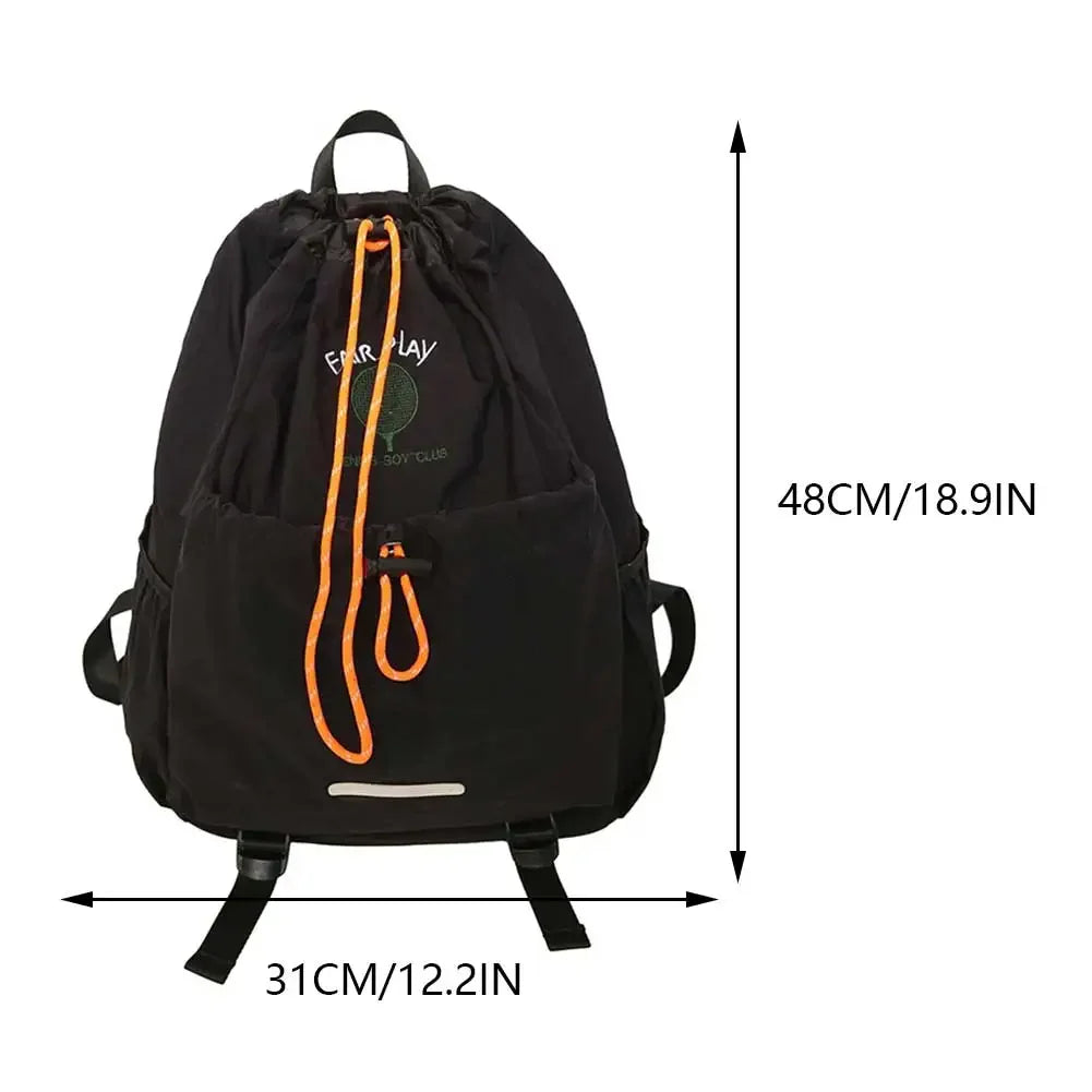 Lightweight Drawstring Sports Backpack – Large Capacity Gym & Fitness Bag for Cycling and Climbing