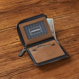 Premium Retro Short Wallet for Men – Stylish PU Leather Zipper Wallet with Multi-Function Design & Durable Craftsmanship