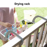 Portable Balcony Clothes Airer – Foldable Extendible Laundry Dryer Rack for Clothes, Nappies & Shoes (Indoor/Outdoor)