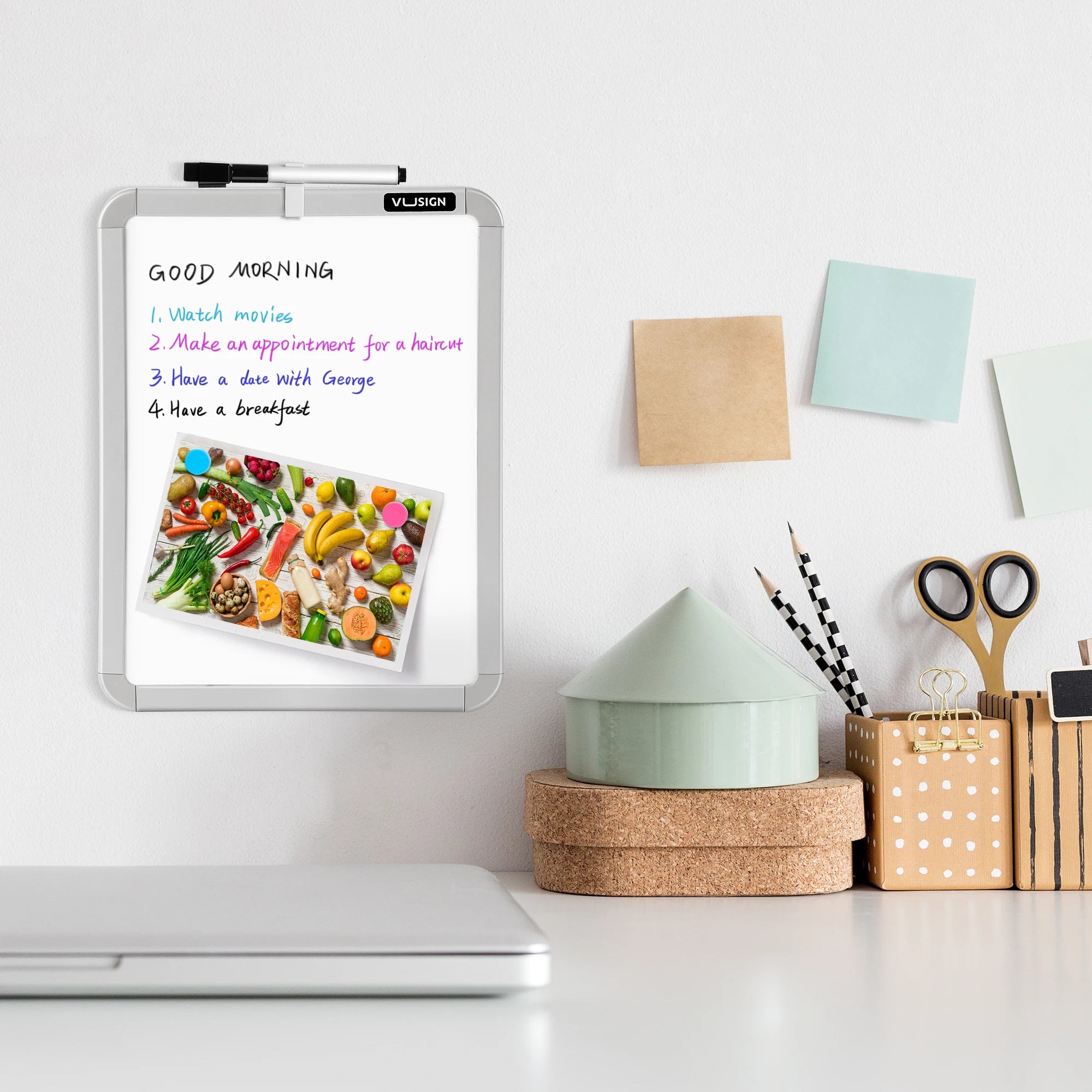2-Pack 8.5×11 Portable Whiteboards – Reusable Dry Erase Boards for Home, Office & Classroom 🧲🖊️