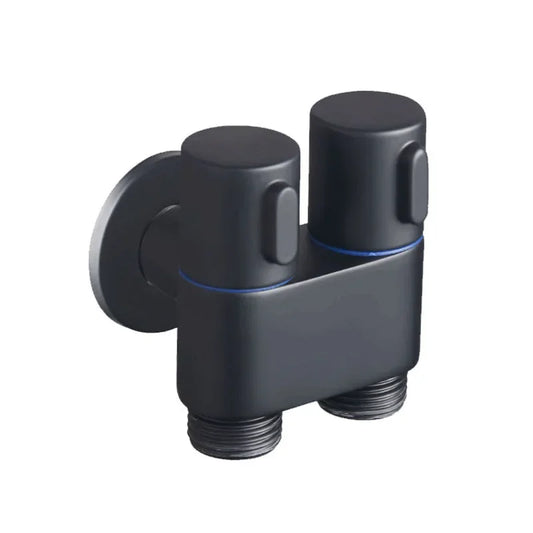 Wall-Mount Angle Valve Bidet Sprayer Set – Dual Outlet Zinc Alloy Plumbing Kit 🚿