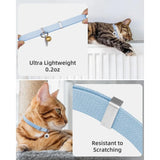 Stretch Elastic Cat Collar with Bell – Quick Release, Modifiable Pet Profile Page & Multiple Emergency Contact Options