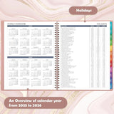2025–2026 Appointment Book – Weekly & Daily Hourly Planner with Tabs (15-Minute Intervals) 📅