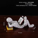 Modern Abstract Yoga Figurine – Resin Meditating Sculpture for Zen Home, Office & Living Room Décor