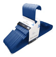 Blue Durable Plastic Clothing Hangers – 18 Pack Slim Space-Saving Set