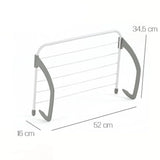 Portable Balcony Clothes Airer – Foldable Extendible Laundry Dryer Rack for Clothes, Nappies & Shoes (Indoor/Outdoor)