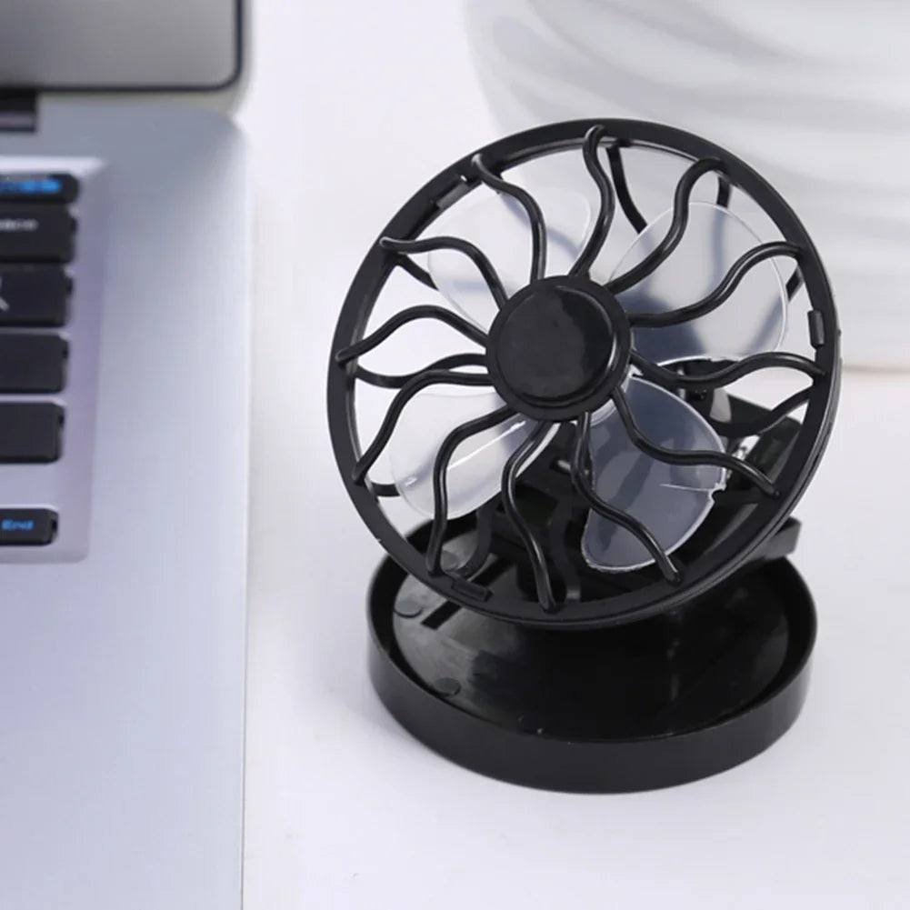 Mini Clip-On Solar Fan – Portable Camping & Hiking Cooling Fan for Summer Travel & Outdoor Adventures 🌞🌀