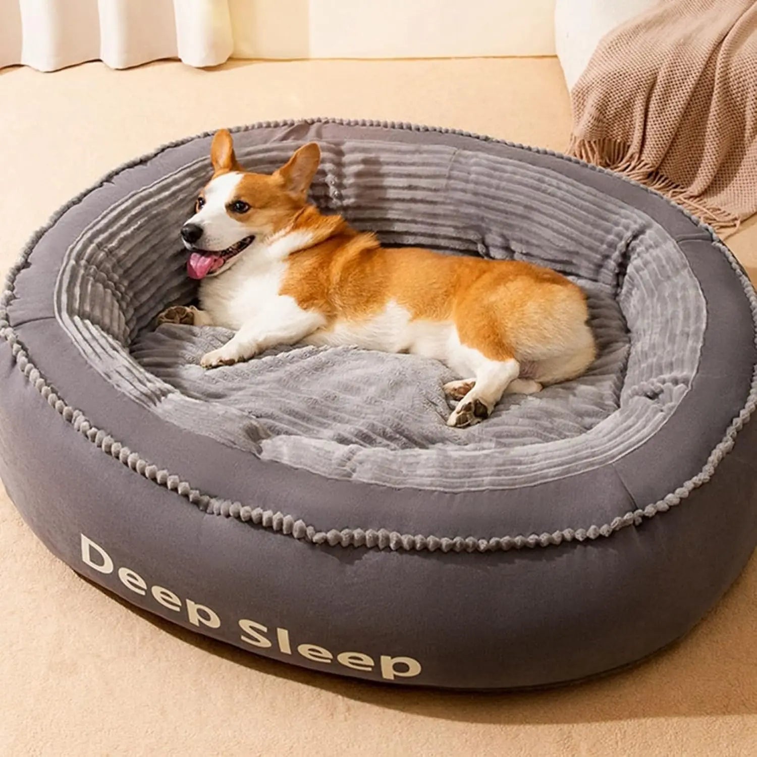 Extra Large 47" Pet Bed – XL Cooling Dog Sofa for Small, Medium & Large Pets (Indoor & Outdoor Use)