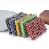 Stainless Steel Chainmail Scrubber for Cast Iron – Heavy-Duty Skillet & Pan Cleaner 🥘🔗