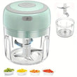 USB Rechargeable Electric Garlic & Vegetable Chopper – 250 ml Portable Food Blender & Cutter 🧄🔌